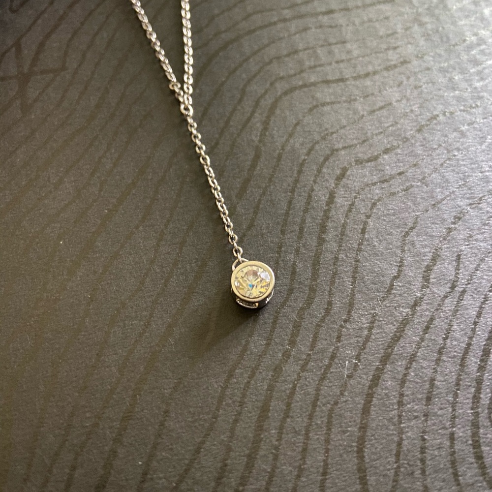 Forever 21 CZ Pendant Necklace